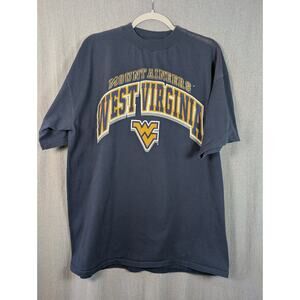 West Virginia Mountainer Tshirt Blue XL